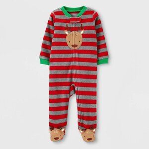 Baby Christmas Reindeer Footie Pajamas 3M By Just One You Made By Carters